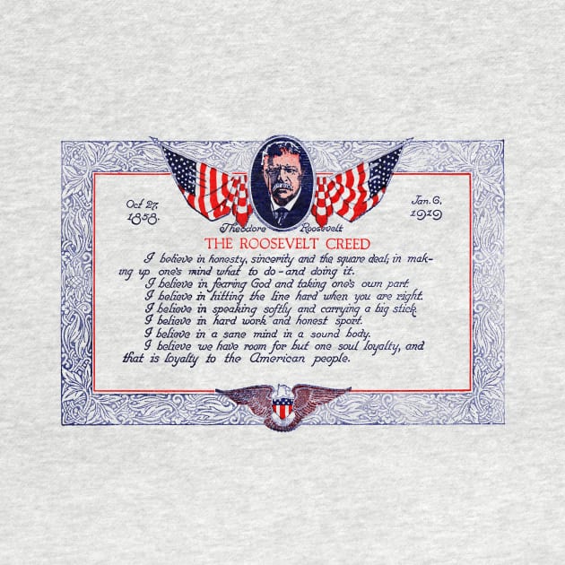 The Teddy Roosevelt Creed by historicimage